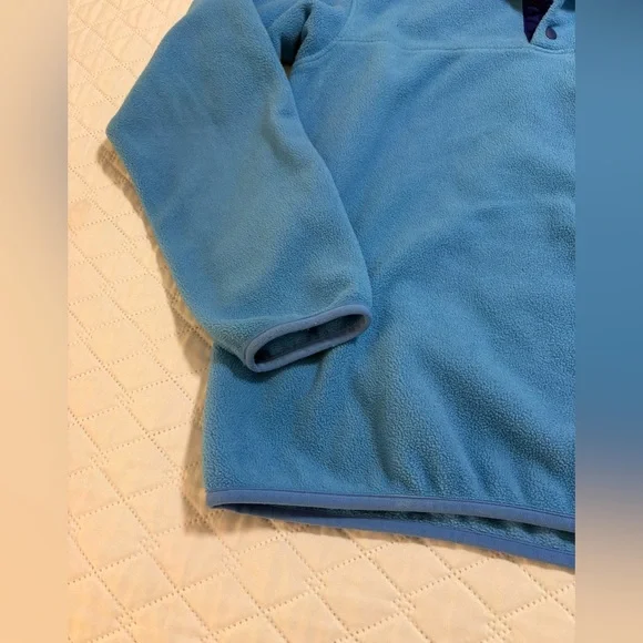Patagonia Synchilla Women’s Blue Fleece Snap Pullover - Picture 2 of 10